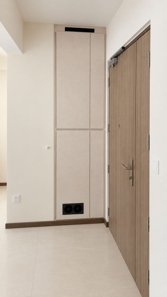 Full-Height Entrance Cabinet