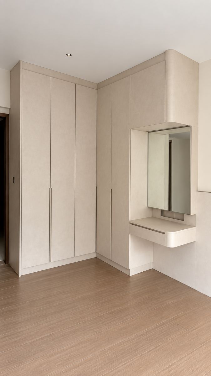 Wardrobe with Floating Vanity