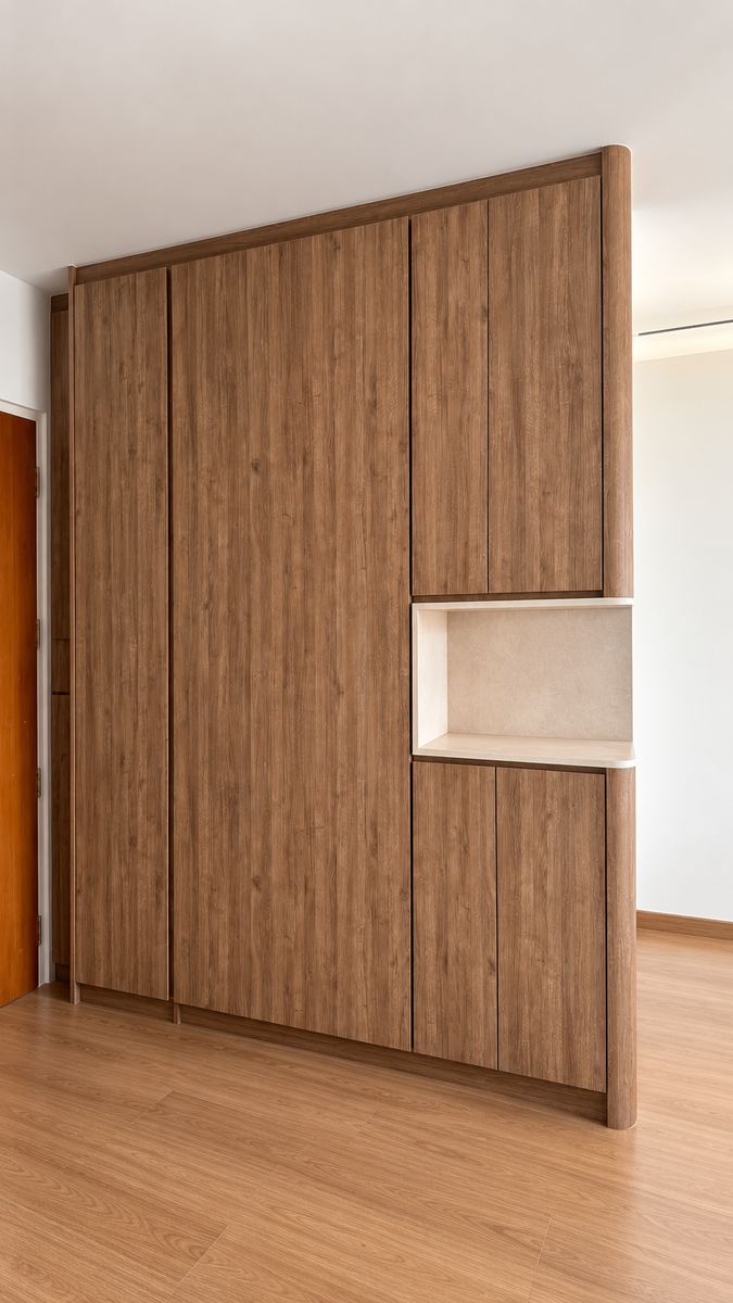 Full-Height Walnut Wardrobe